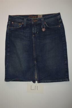 Hippie Blue Jeans Skirt Size 7 Womens -0713L11